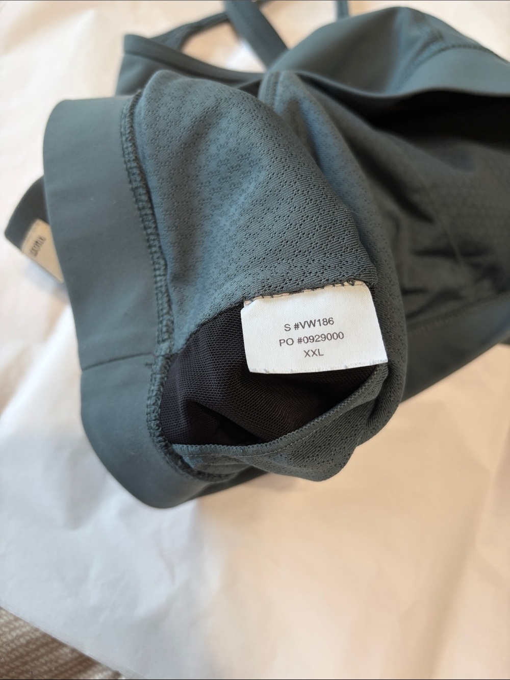 Vuori Mindset Sports Bra Navy Blue Size XXL - Picture 4 of 4